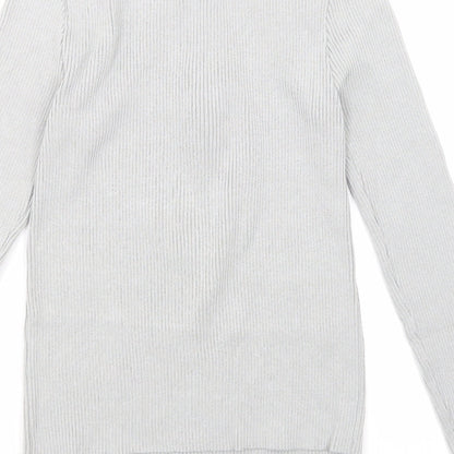 Blue Vanilla Womens Grey   Basic T-Shirt Size M