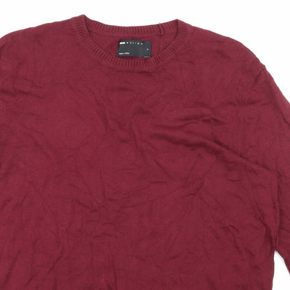 Mens UK Size S ASOS Red Pullover Sweatshirt