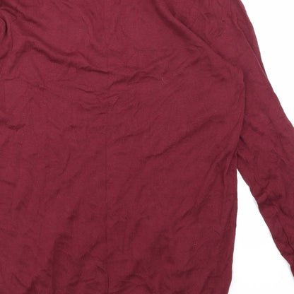 Mens UK Size S ASOS Red Pullover Sweatshirt