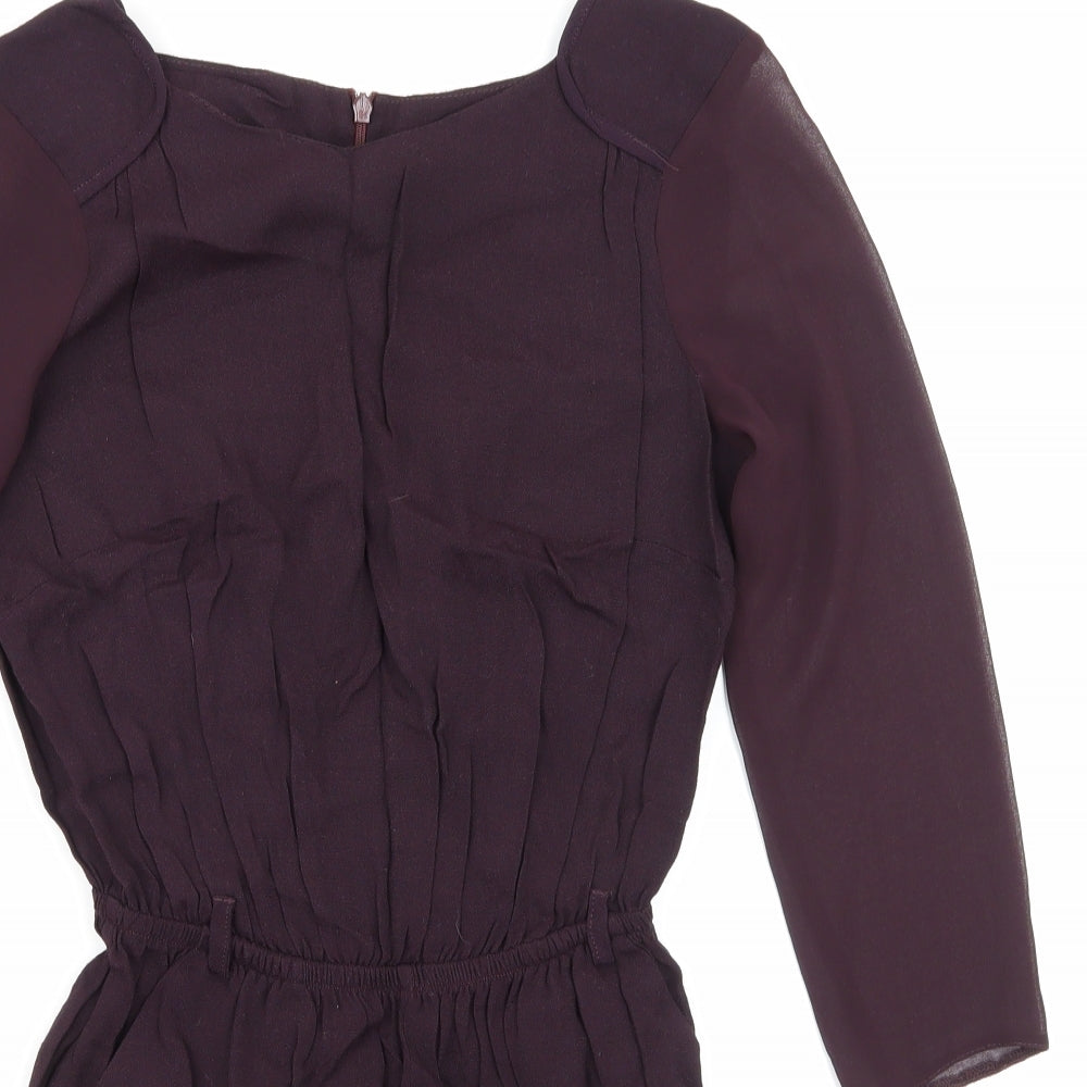 Riverisland Womens Purple   Playsuit One-Piece Size 6
