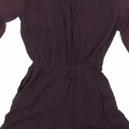 Riverisland Womens Purple   Playsuit One-Piece Size 6