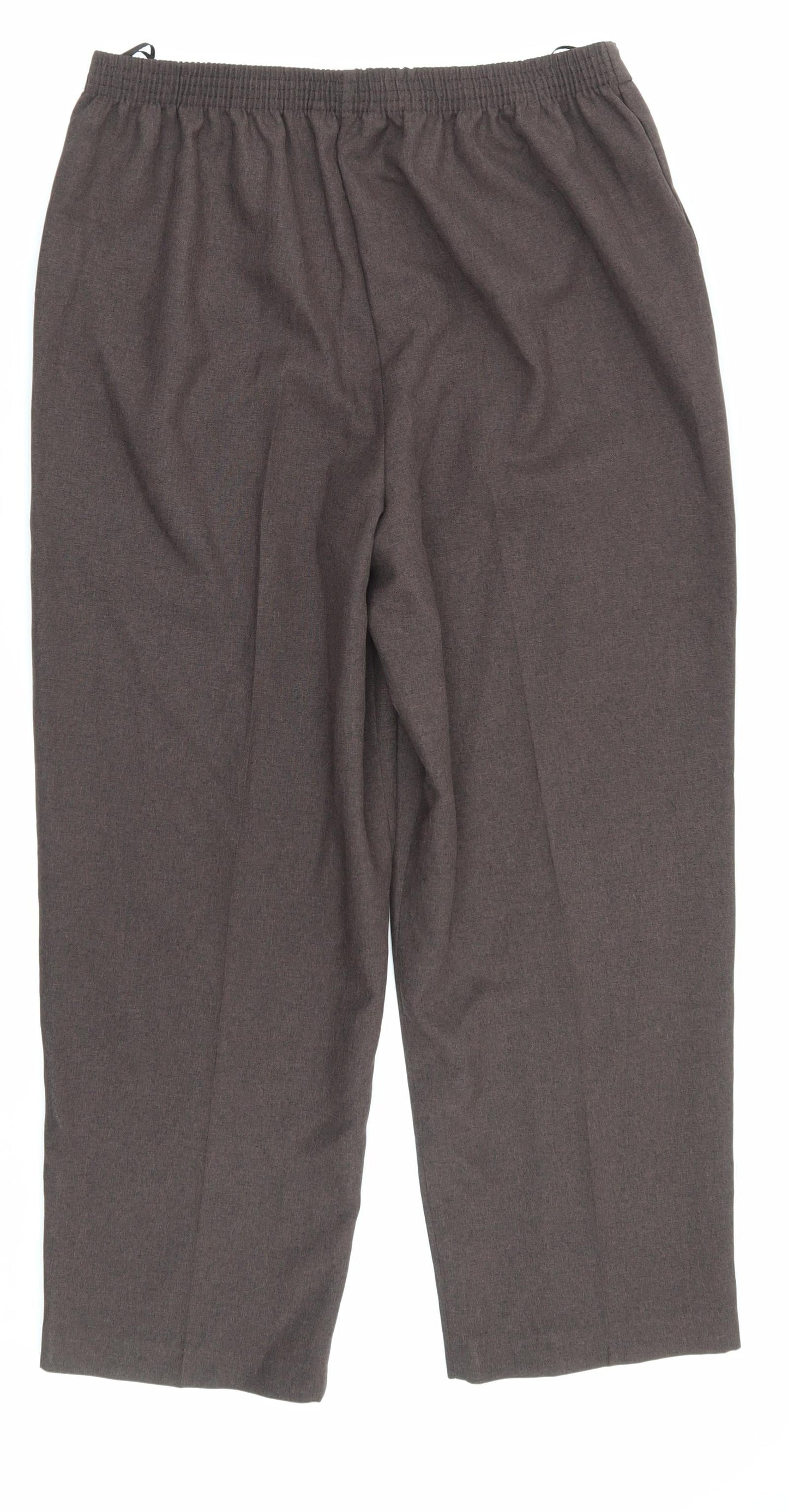 Womens UK Size 14 BM collection Regular Fit  Brown Trousers