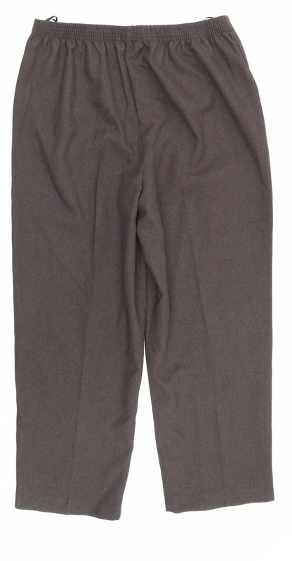 Womens UK Size 14 BM collection Regular Fit  Brown Trousers