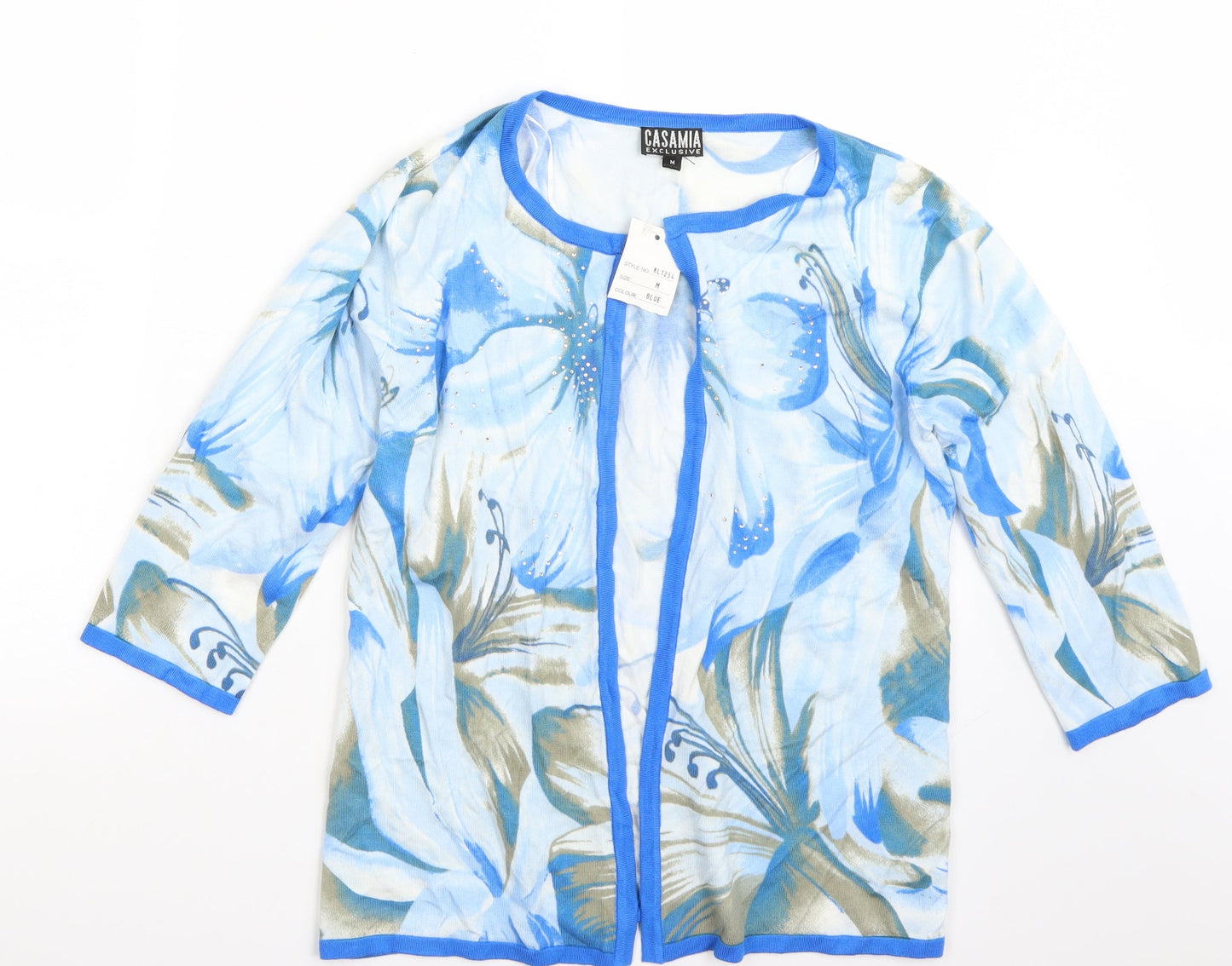 Casamia Womens Blue   Cardigan Jumper Size M