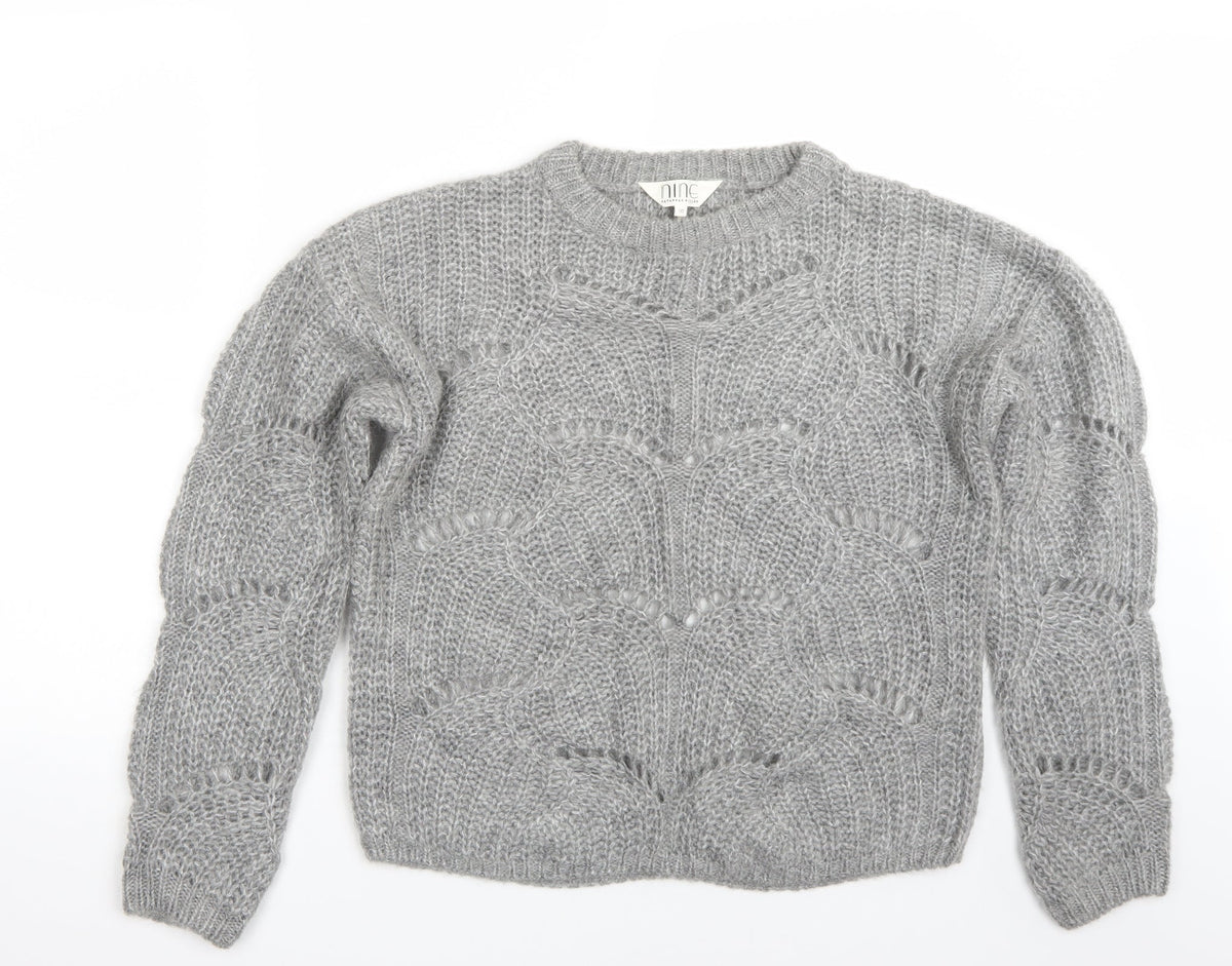 NINE Womens Grey   Pullover Jumper Size 10