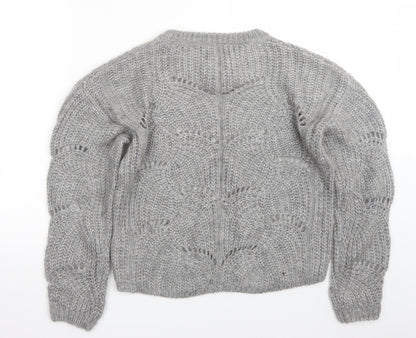 NINE Womens Grey   Pullover Jumper Size 10