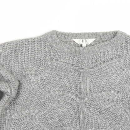NINE Womens Grey   Pullover Jumper Size 10