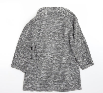 Newlook Womens Grey   Cape Jumper Size 14