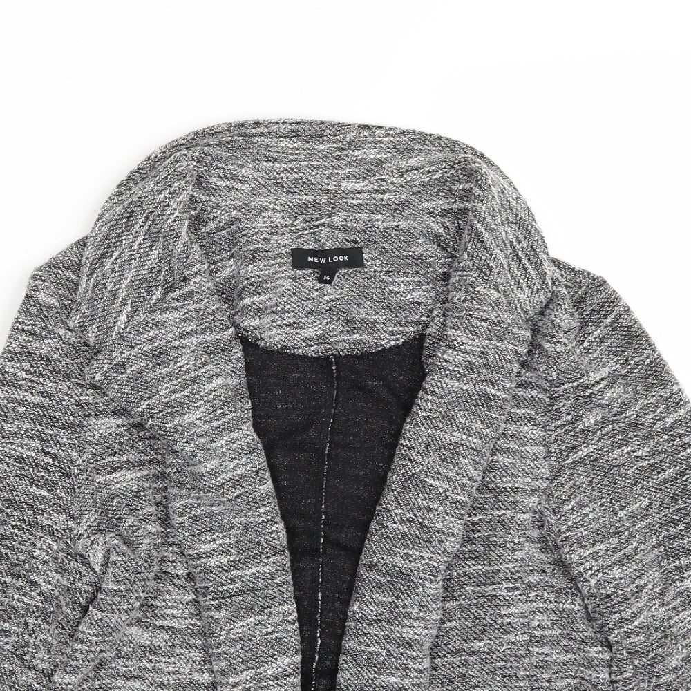 Newlook Womens Grey   Cape Jumper Size 14