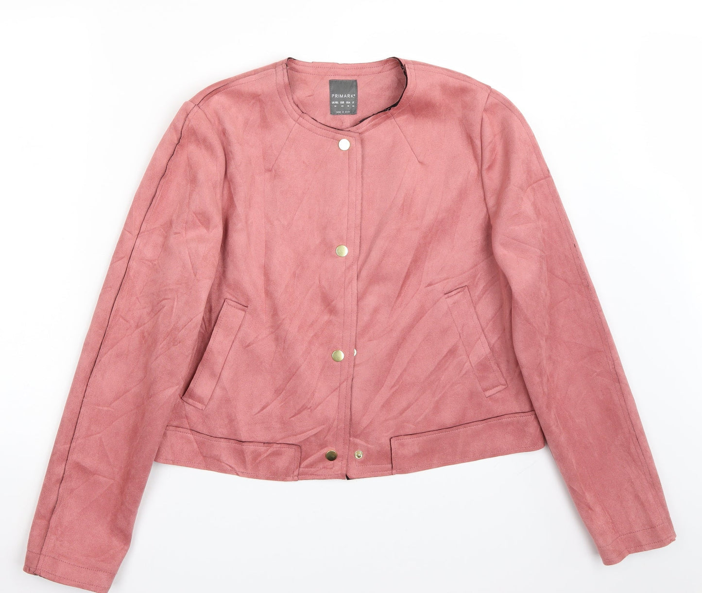 Primark Womens Pink   Jacket Coat Size 14