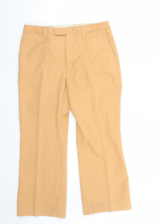 Womens UK Size 27 in Uniqlo Regular Fit  Orange Trousers