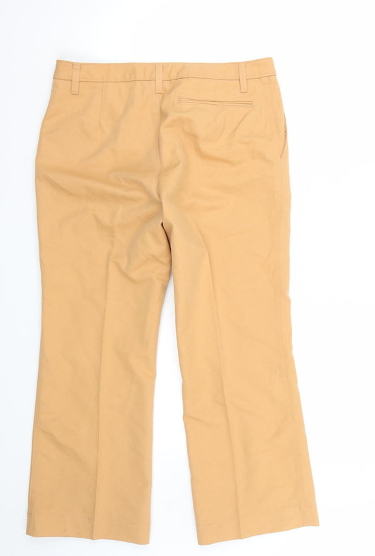 Womens UK Size 27 in Uniqlo Regular Fit  Orange Trousers