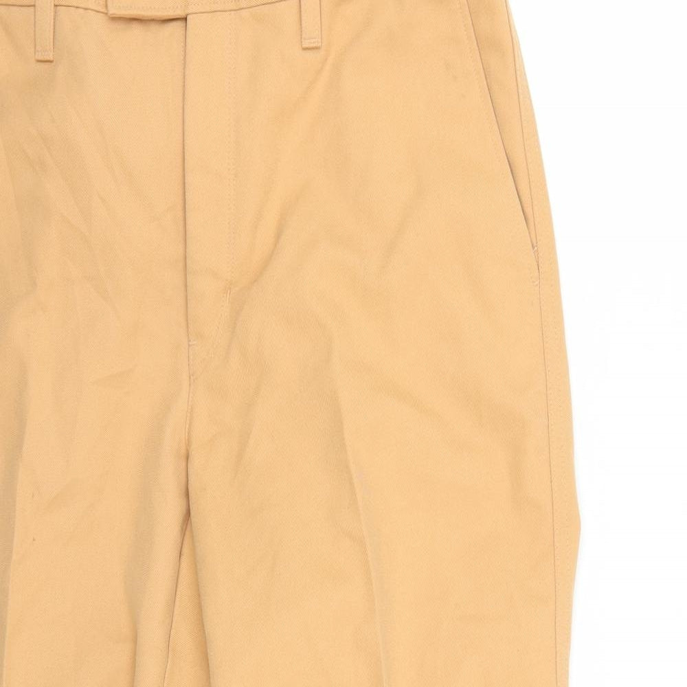Womens UK Size 27 in Uniqlo Regular Fit  Orange Trousers