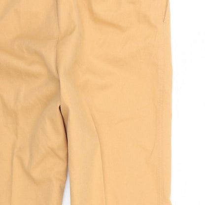 Womens UK Size 27 in Uniqlo Regular Fit  Orange Trousers
