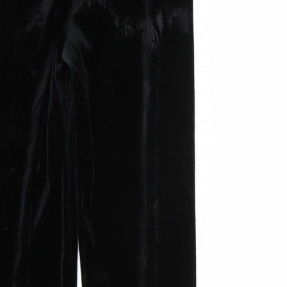 Boohoo Womens Black   Carrot Leggings Size 6 L32 in
