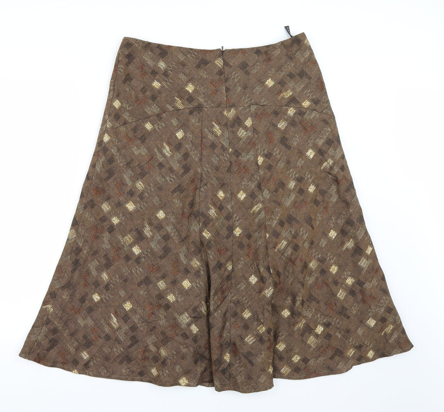 Alex & co Womens Brown   A-Line Skirt Size 14