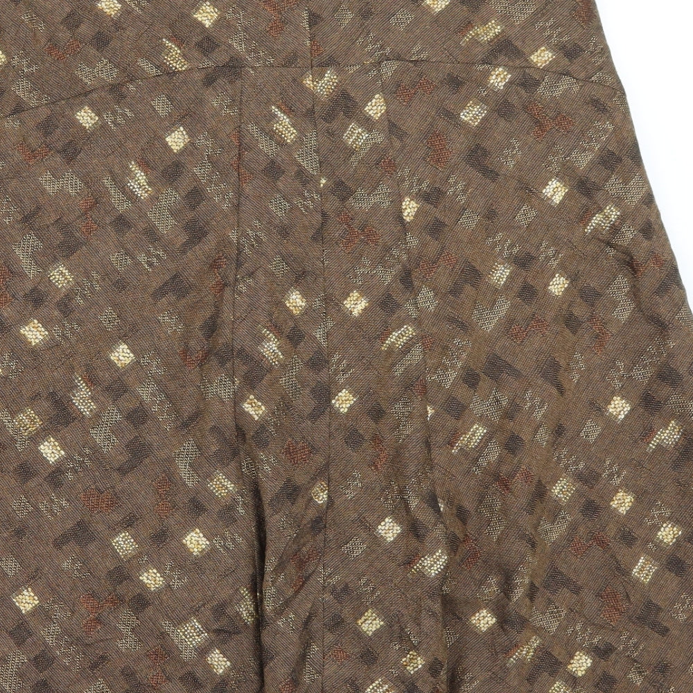 Alex & co Womens Brown   A-Line Skirt Size 14