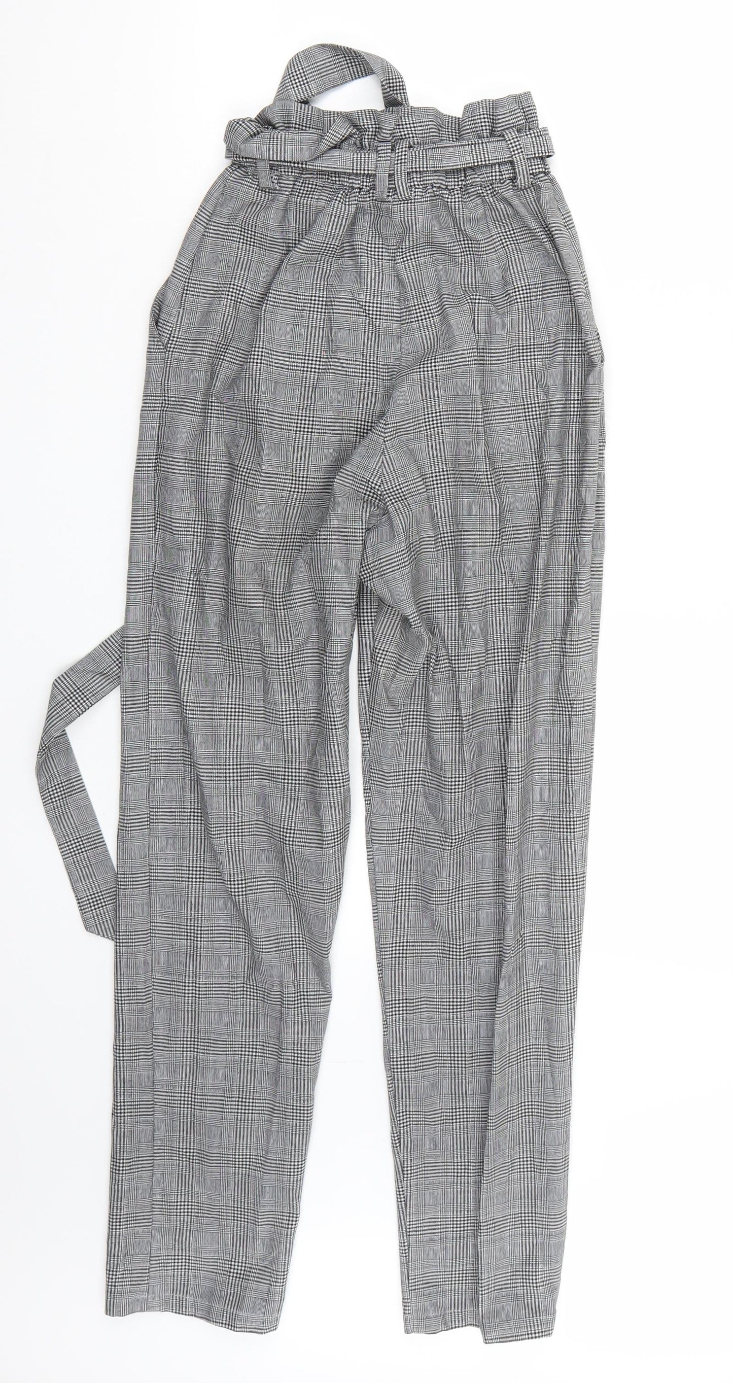 Womens UK Size XS H&M Extra-Slim Fit  Grey Trousers