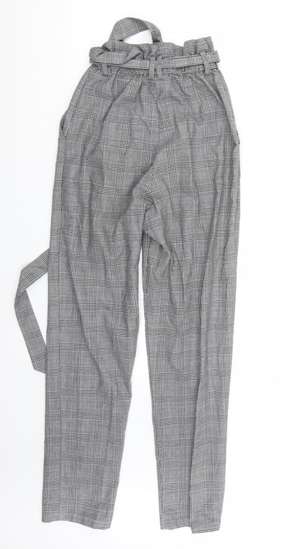 Womens UK Size XS H&M Extra-Slim Fit  Grey Trousers