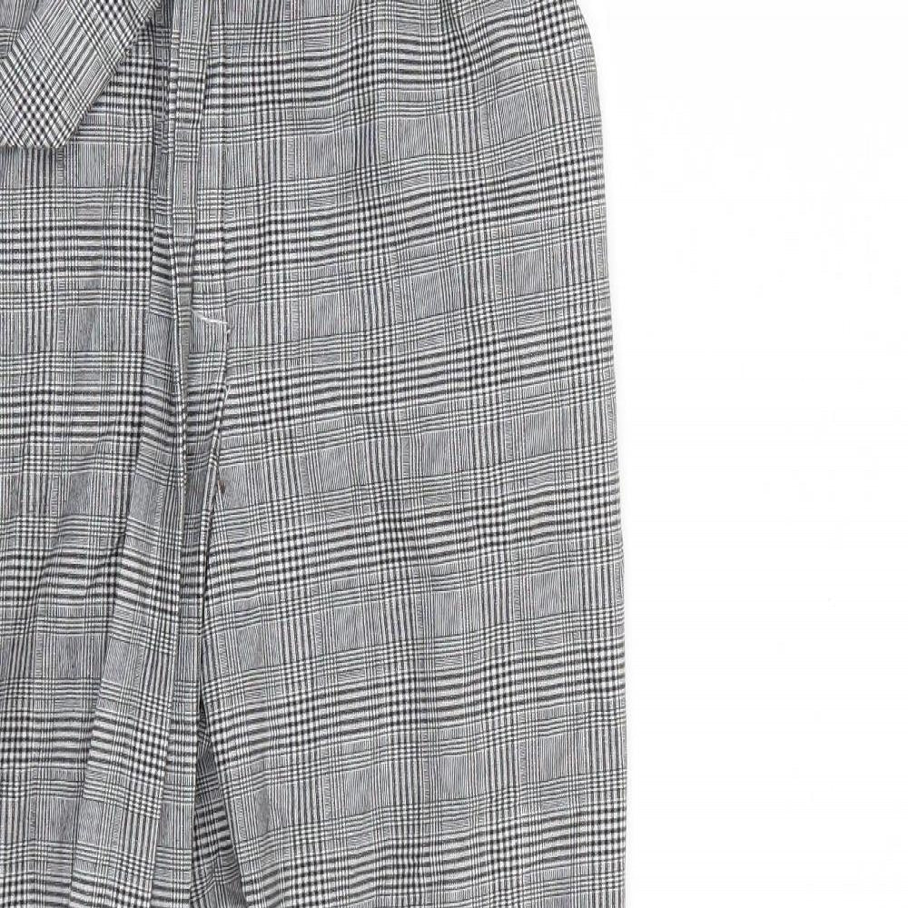 Womens UK Size XS H&M Extra-Slim Fit  Grey Trousers