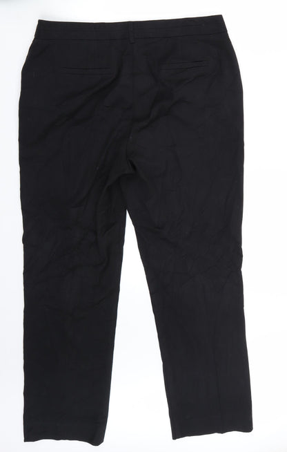 TU Womens Black   Trousers  Size 14 L27.5 in