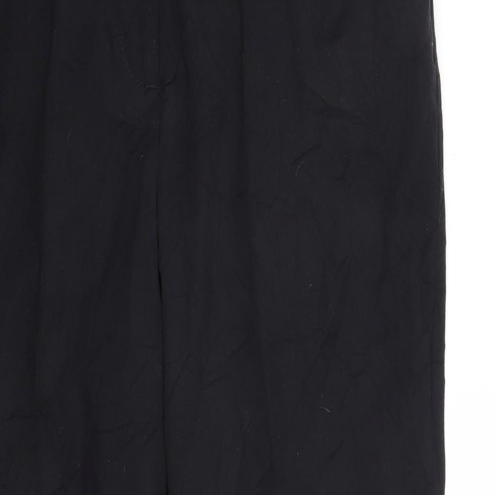 TU Womens Black   Trousers  Size 14 L27.5 in