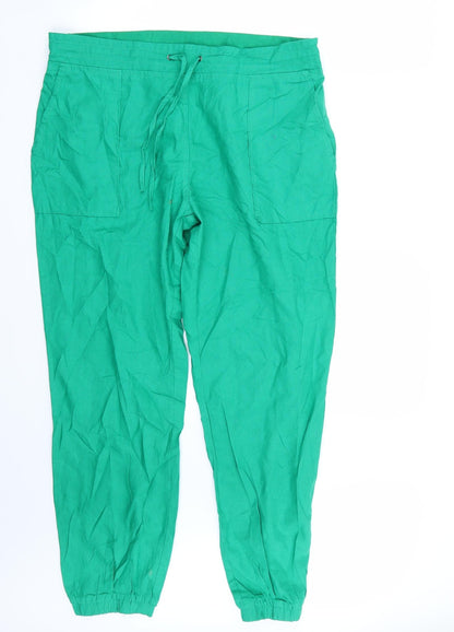 Trevi Womens Green   Trousers  Size L L28 in