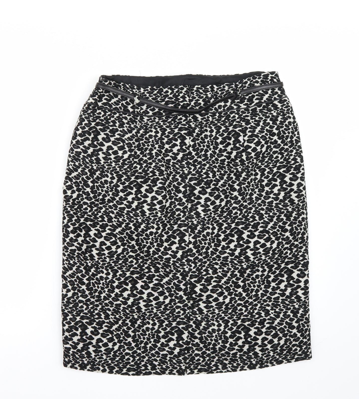 Gerry Weber Womens Beige Animal Print  A-Line Skirt Size 14