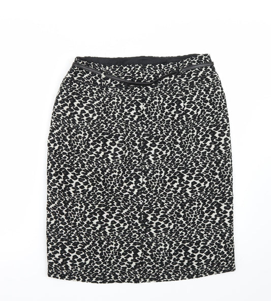 Gerry Weber Womens Beige Animal Print  A-Line Skirt Size 14