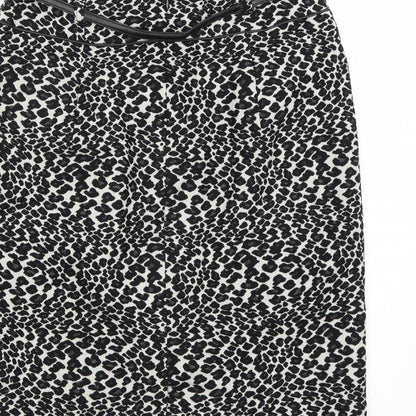 Gerry Weber Womens Beige Animal Print  A-Line Skirt Size 14