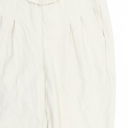 Mama Licous Womens Beige   Trousers  Size S L27 in