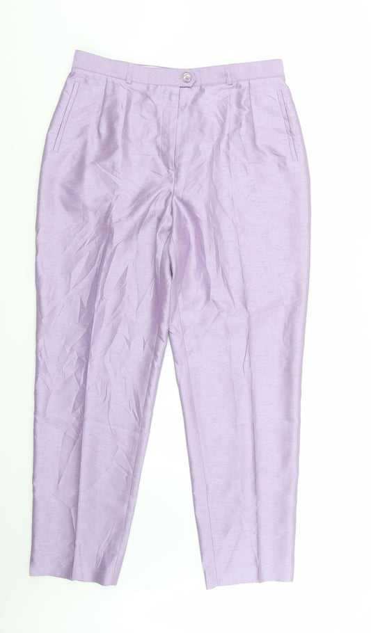 Gerry Weber Womens Purple   Trousers  Size 18 L32 in