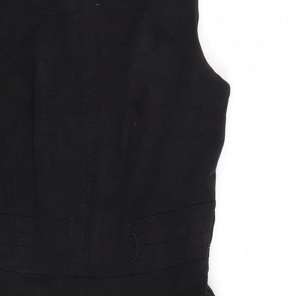 Debenhams Womens Black   A-Line  Size 10