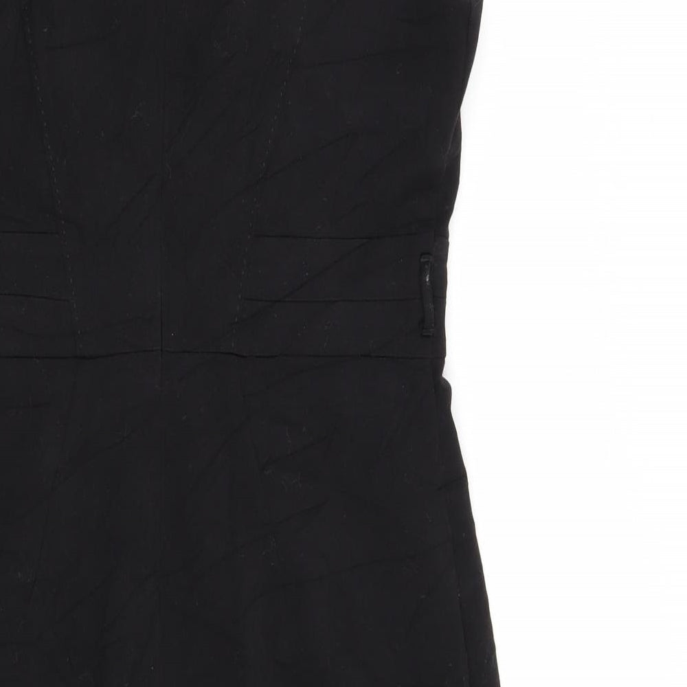 Debenhams Womens Black   A-Line  Size 10