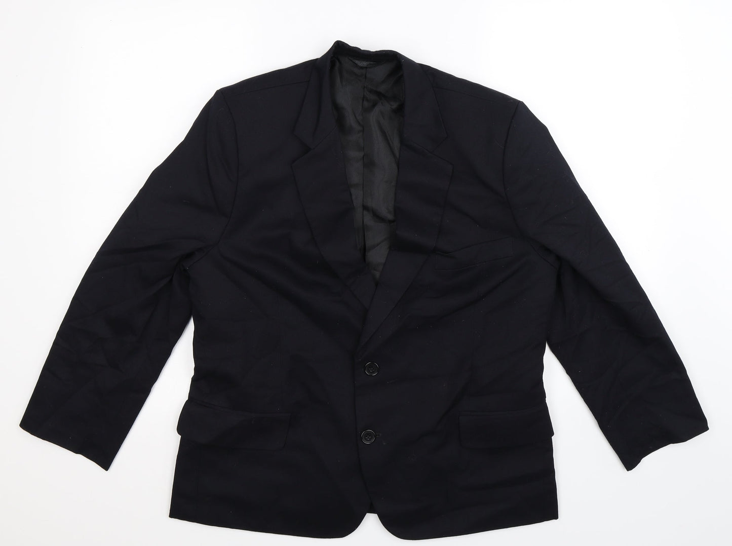 Womens UK Size 16 Preworn Regular Blue Suit Jacket