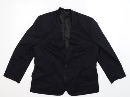 Womens UK Size 16 Preworn Regular Blue Suit Jacket