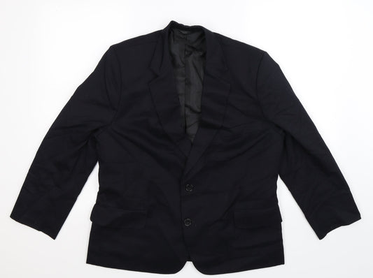 Womens UK Size 16 Preworn Regular Blue Suit Jacket
