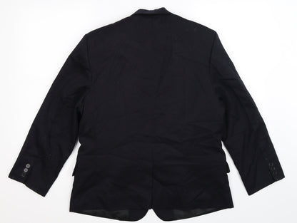 Womens UK Size 16 Preworn Regular Blue Suit Jacket