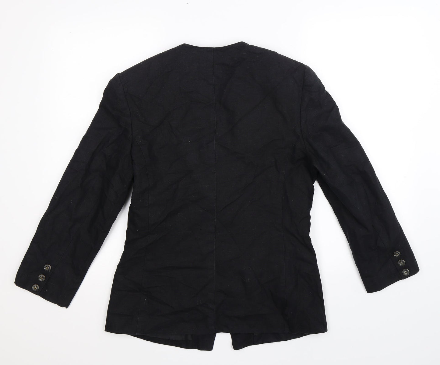 St Michael Womens Black   Jacket Blazer Size 10
