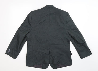 Womens UK Size 14 Preworn Regular Grey Suit Jacket