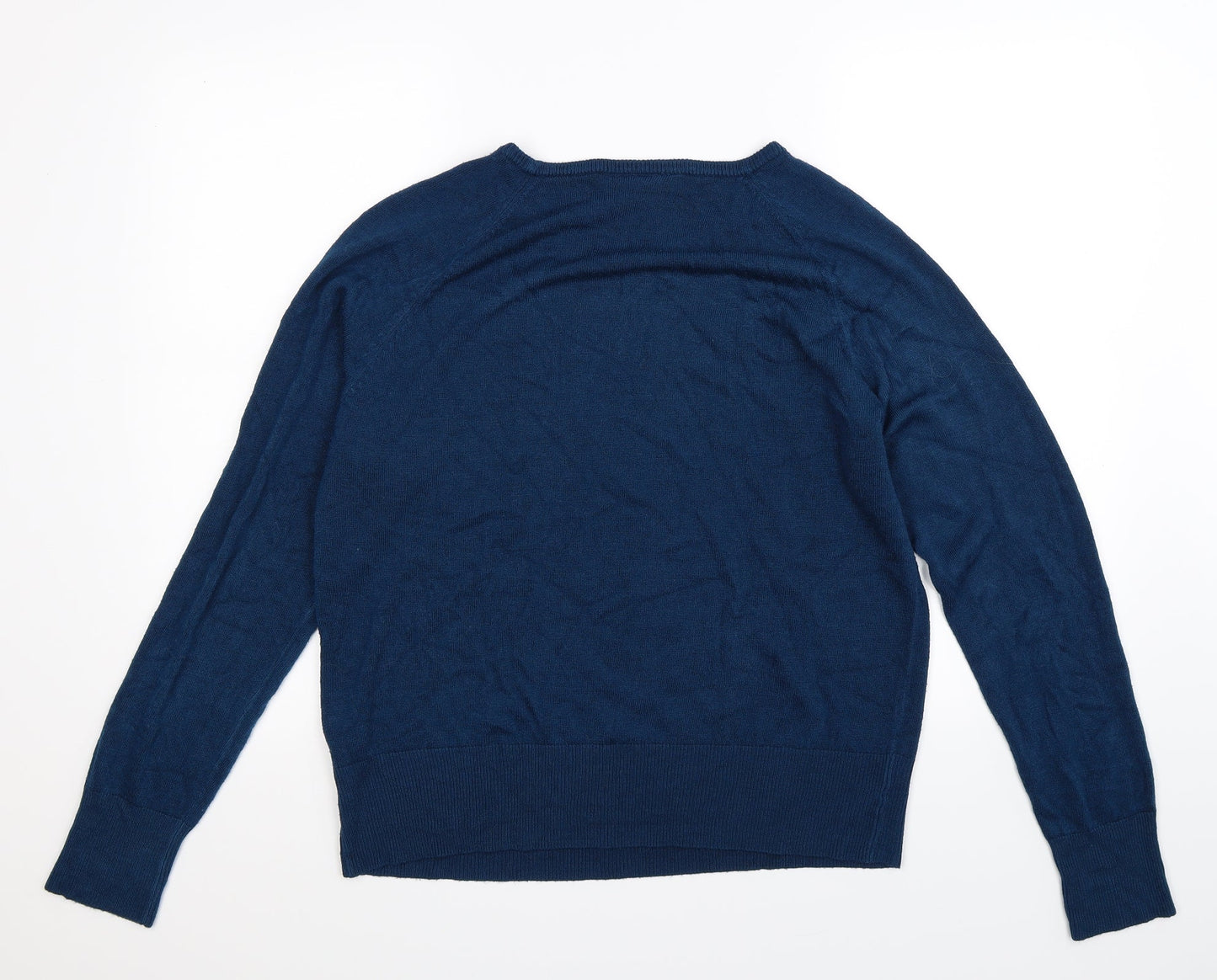 Originals Womens Blue  Knit Pullover Jumper Size 18