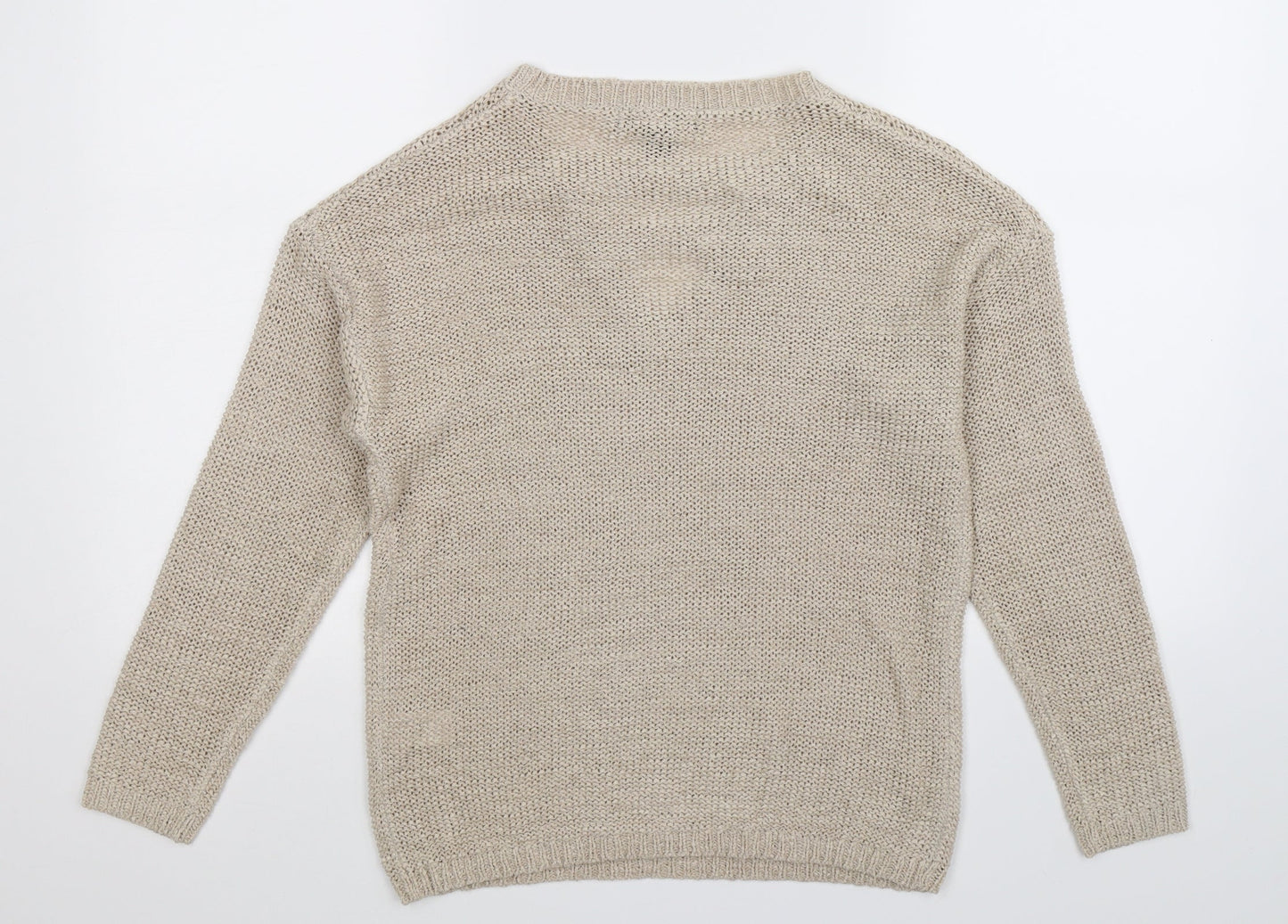 Atmosphere Womens Ivory  Knit Pullover Jumper Size 10
