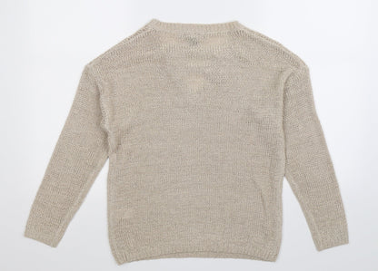 Atmosphere Womens Ivory  Knit Pullover Jumper Size 10