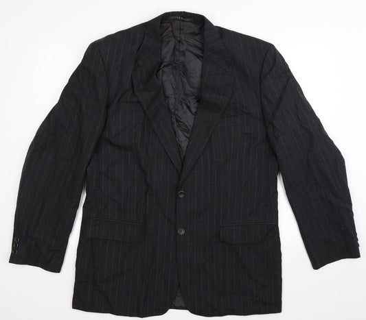 Mens UK Size 42 Marks and Spencer Regular Black Suit Jacket