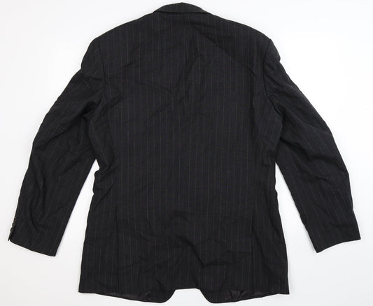 Mens UK Size 42 Marks and Spencer Regular Black Suit Jacket