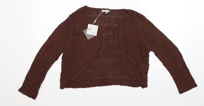 Tanna Womens Grey  Knit Cardigan Jumper Size L