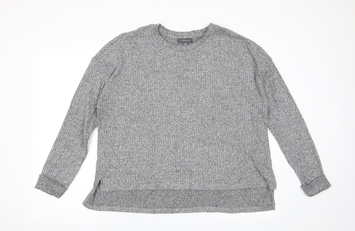 Primark Womens Grey   Pullover Jumper Size 12
