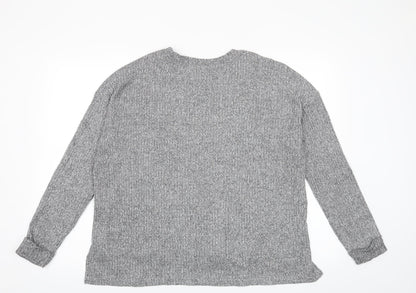 Primark Womens Grey   Pullover Jumper Size 12