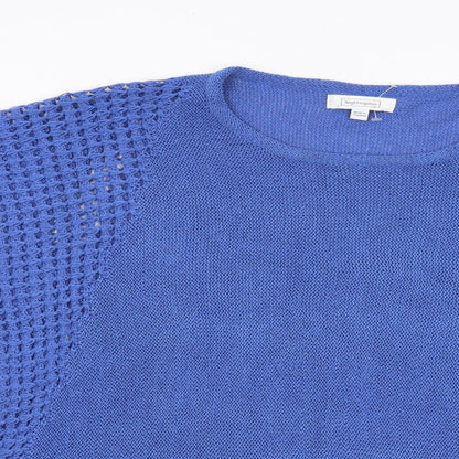 Nightingales Womens Blue   Pullover Jumper Size 16