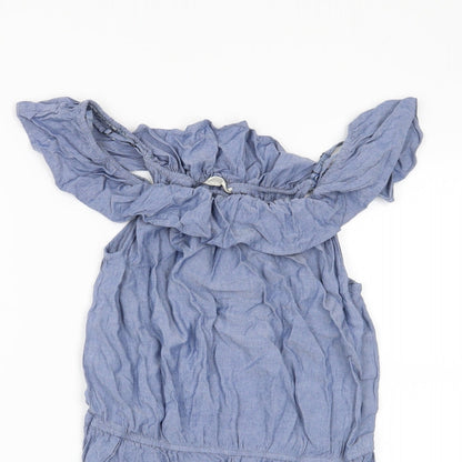 H&M Girls Blue   Playsuit One-Piece Size 12 Years